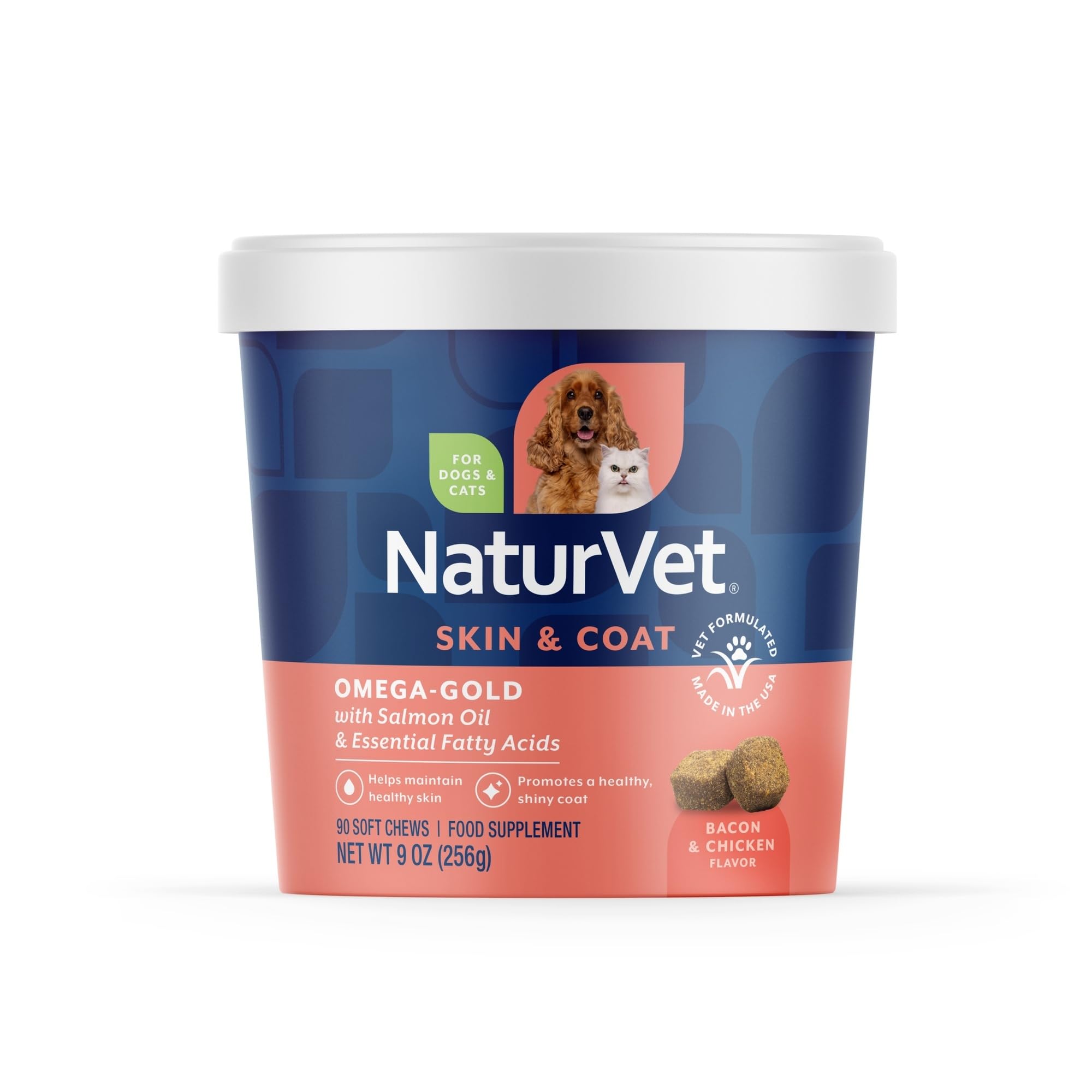 Amazon.com: NaturVet Omega-Gold Plus Salmon Oil Skin Supplement